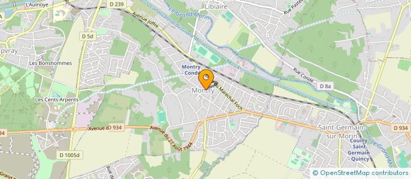 localisation de l'entreprise MADAME ANNE MARTRAGNY  MONTRY