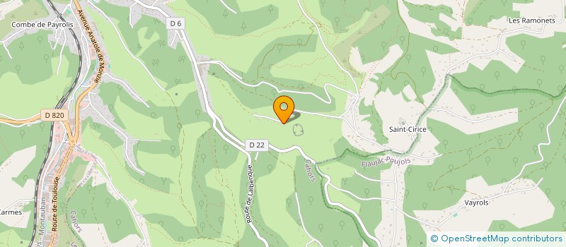 localisation de l'entreprise MADAME ANNE MARTY  CAHORS