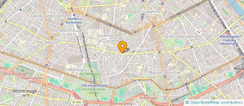 localisation de l'entreprise MADAME ANNE MARTY  PARIS