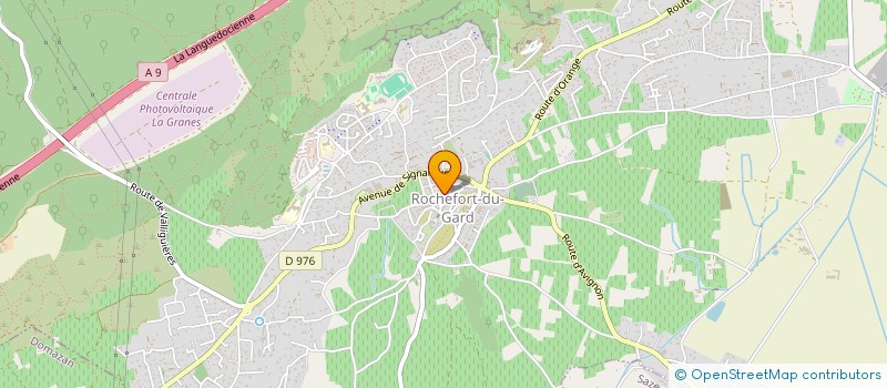 localisation de l'entreprise MADAME ANNE MARTY  ROCHEFORT-DU-GARD