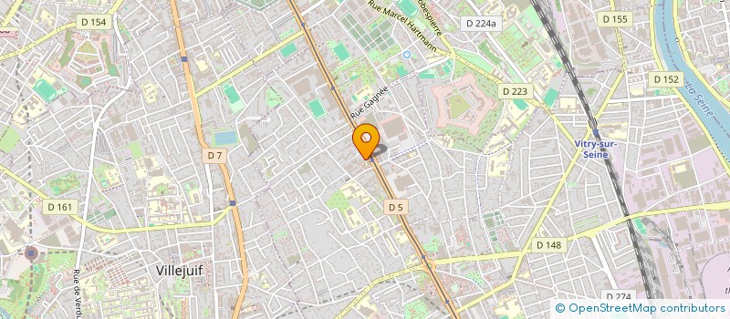 localisation de l'entreprise MADAME ANNE MARYSE MAKON à VITRY-SUR-SEINE