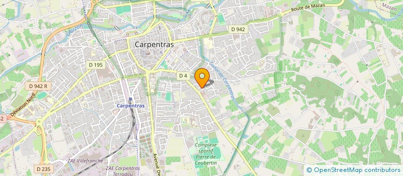 localisation de l'entreprise MADAME ANNE MASINSKY à CARPENTRAS