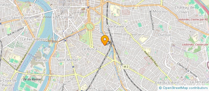 localisation de l'entreprise MADAME ANNE MASSAT à TOULOUSE