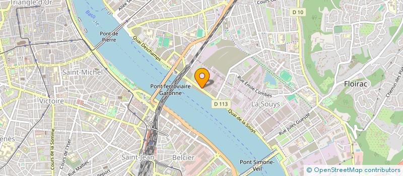 localisation de l'entreprise MADAME ANNE MASSIN à BORDEAUX