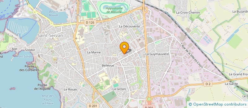 localisation de l'entreprise MADAME ANNE MASSON  SAINT-MALO