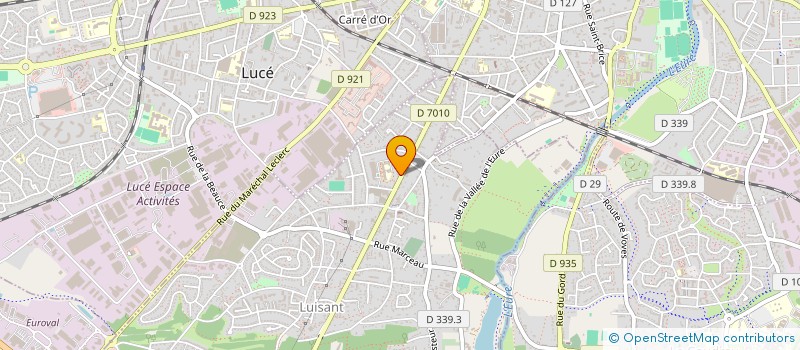 localisation de l'entreprise MADAME ANNE MASSON à LUISANT