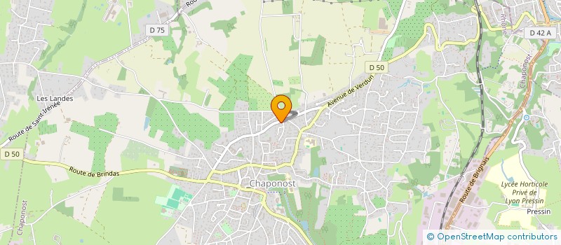 localisation de l'entreprise MADAME ANNE MASSON  CHAPONOST