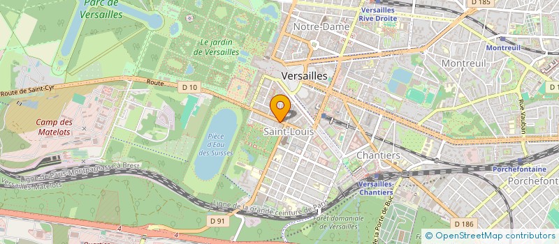 localisation de l'entreprise MADAME ANNE MASSON à VERSAILLES