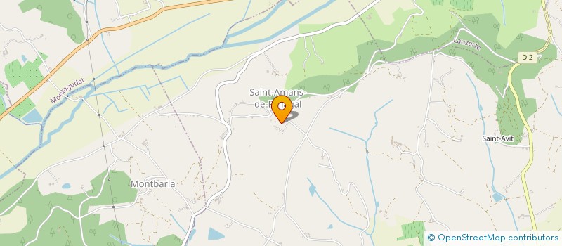 localisation de l'entreprise MADAME ANNE MATHAT  SAUVETERRE