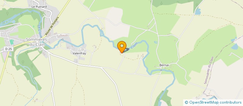 localisation de l'entreprise MADAME ANNE MATHIEU  SOMMIERES-DU-CLAIN