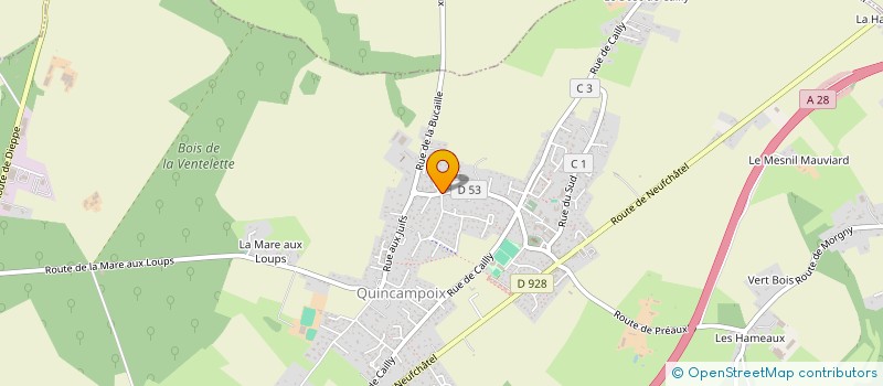 localisation de l'entreprise MADAME ANNE MATURA  QUINCAMPOIX