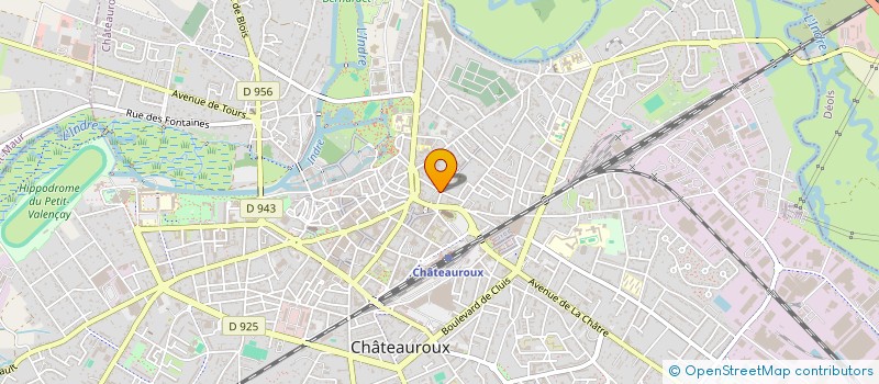 localisation de l'entreprise MADAME ANNE MAUGE à CHATEAUROUX