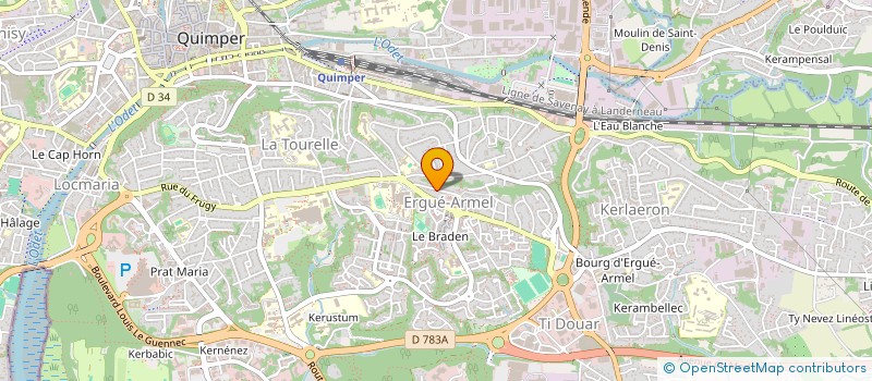 localisation de l'entreprise MADAME ANNE MAUGIS à QUIMPER