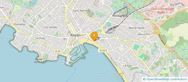 localisation de l'entreprise MADAME ANNE MAURELLET  ROYAN