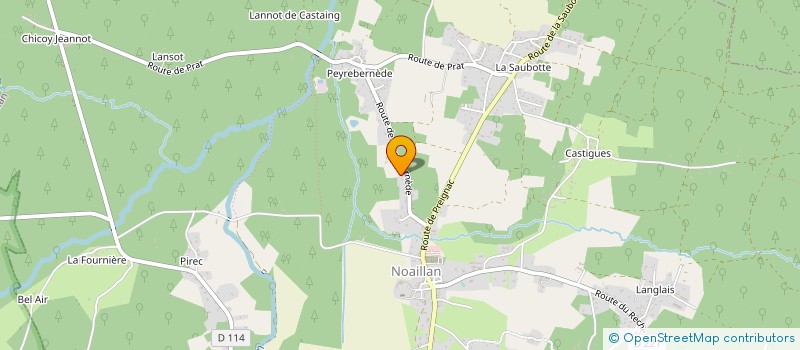 localisation de l'entreprise MADAME ANNE MAURIAC à BALIZAC