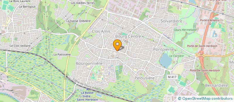 localisation de l'entreprise MADAME ANNE MAURICE  SAINT-HERBLAIN