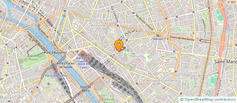 localisation de l'entreprise MADAME ANNE MAURIN  PARIS