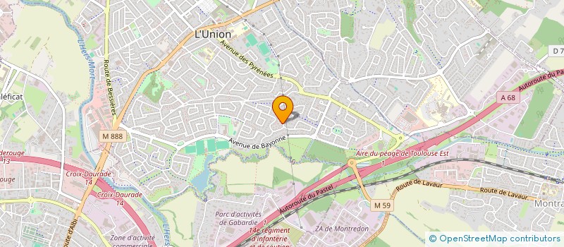 localisation de l'entreprise MADAME ANNE MAURIN  BALARUC-LES-BAINS