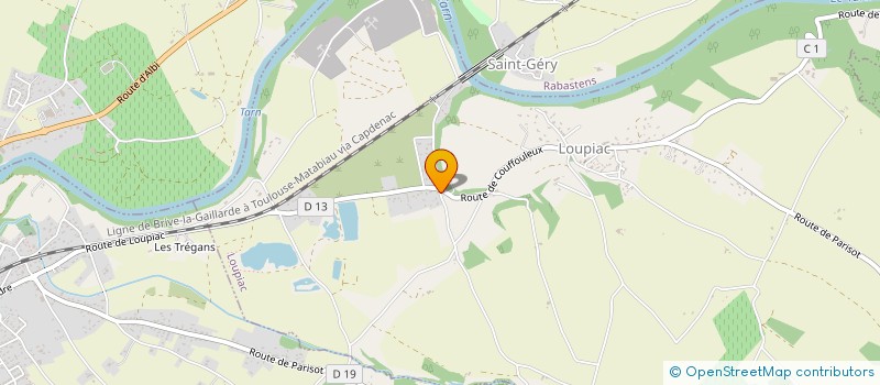 localisation de l'entreprise MADAME ANNE MAURIN  LOUPIAC