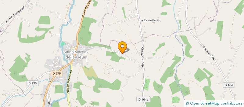 localisation de l'entreprise MADAME ANNE MAURY  SAINT-MARTIN-DE-LA-LIEUE