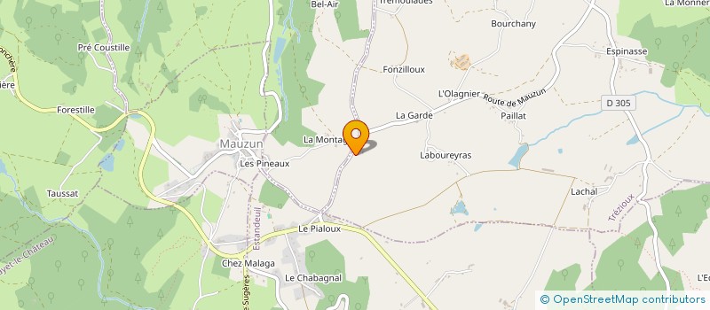 localisation de l'entreprise MADAME ANNE MAURY à DOMAIZE