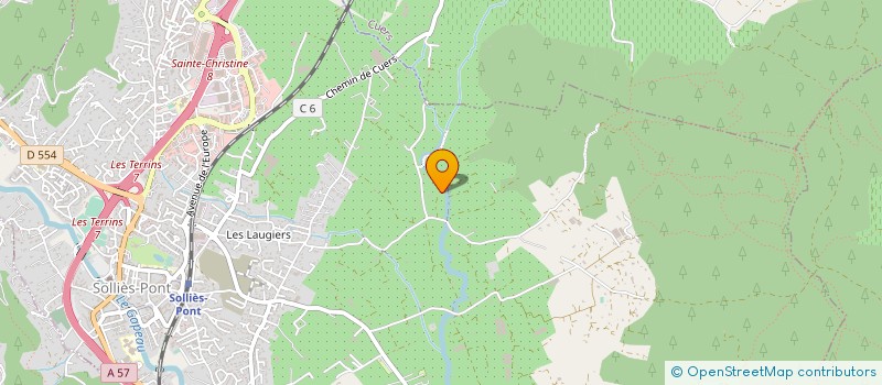 localisation de l'entreprise MADAME ANNE MAURY  SOLLIES-PONT