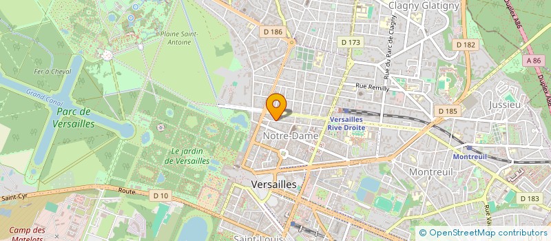 localisation de l'entreprise MADAME ANNE MAUVAIS à VERSAILLES