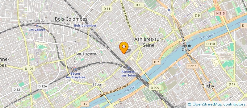 localisation de l'entreprise MADAME ANNE MC AULAY à ASNIERES-SUR-SEINE