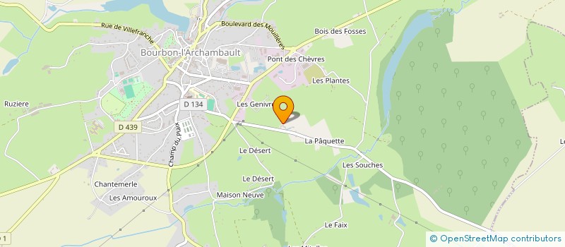 localisation de l'entreprise MADAME ANNE MELOT à BOURBON-L ARCHAMBAULT
