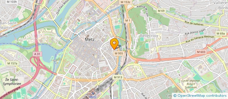 localisation de l'entreprise MADAME ANNE MELY  METZ