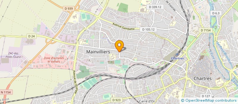 localisation de l'entreprise MADAME ANNE MENAGER à MAINVILLIERS