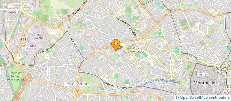 localisation de l'entreprise MADAME ANNE MENSAH à MONTPELLIER