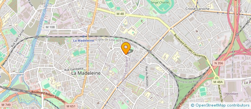 localisation de l'entreprise MADAME ANNE MENTION à MARCQ-EN-BARŒUL