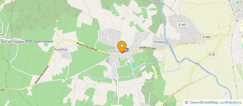 localisation de l'entreprise MADAME ANNE MEPLON  ARPAILLARGUES-ET-AUREILLAC