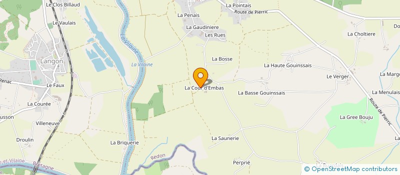 localisation de l'entreprise MADAME ANNE MERAND  SAINTE-ANNE-SUR-VILAINE