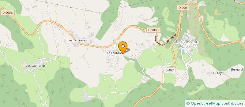 localisation de l'entreprise MADAME ANNE MERCADAL  UBAYE-SERRE-PONCON