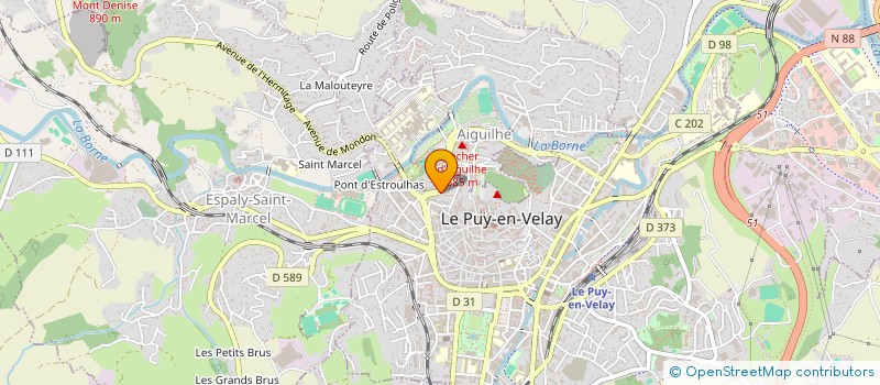 localisation de l'entreprise MADAME ANNE MERCIER à LE PUY-EN-VELAY