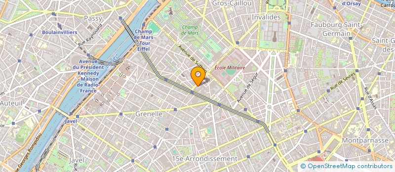 localisation de l'entreprise MADAME ANNE MERCIER DE LACOMBE à PARIS