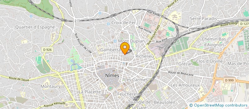 localisation de l'entreprise MADAME ANNE MERLIAC à NIMES