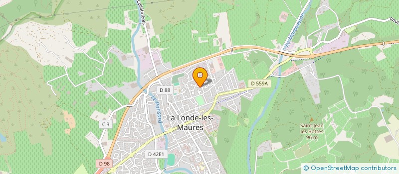localisation de l'entreprise MADAME ANNE MERMET à LA LONDE-LES-MAURES