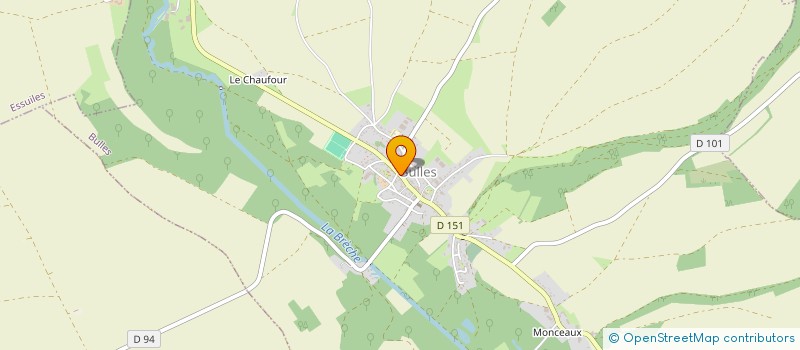 localisation de l'entreprise MADAME ANNE MERMUYS  BULLES