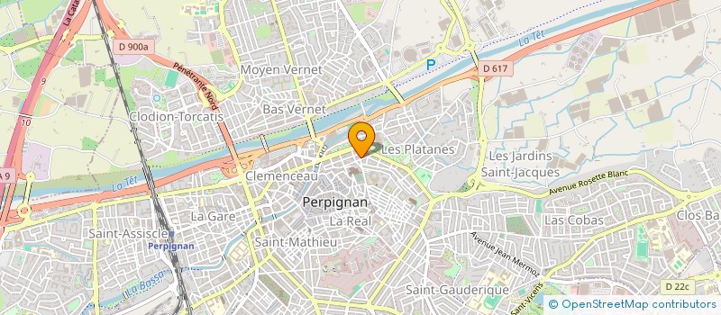 localisation de l'entreprise MADAME ANNE MESHAKA  PERPIGNAN