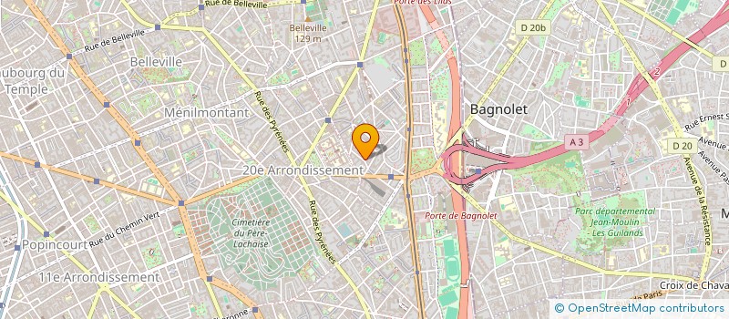 localisation de l'entreprise MADAME ANNE METTE SODERGREN à BAGNOLET