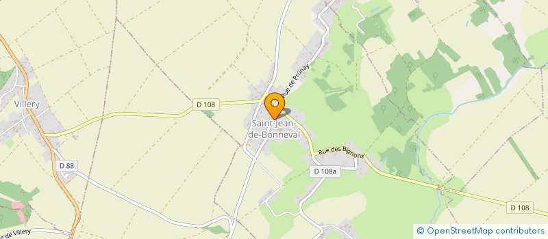 localisation de l'entreprise MADAME ANNE METZ  SAINT-JEAN-DE-BONNEVAL