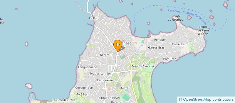 localisation de l'entreprise MADAME ANNE MEUDEC  CARANTEC