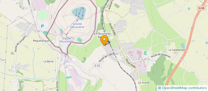 localisation de l'entreprise MADAME ANNE MEULY  LE GARRIC