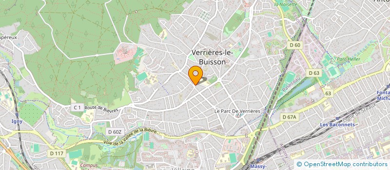 localisation de l'entreprise MADAME ANNE MEUNIER à VERRIERES-LE-BUISSON