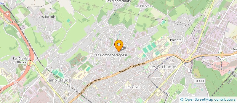 localisation de l'entreprise MADAME ANNE MEYER à BESANCON