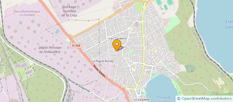 localisation de l'entreprise MADAME ANNE MICHEL  FOS-SUR-MER