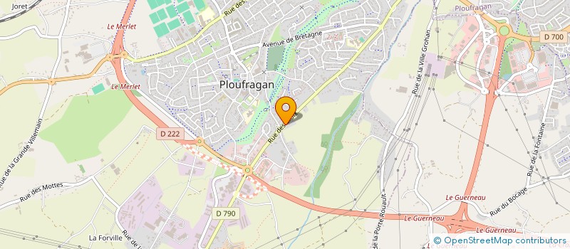 localisation de l'entreprise MADAME ANNE MICHEL  PLOUFRAGAN